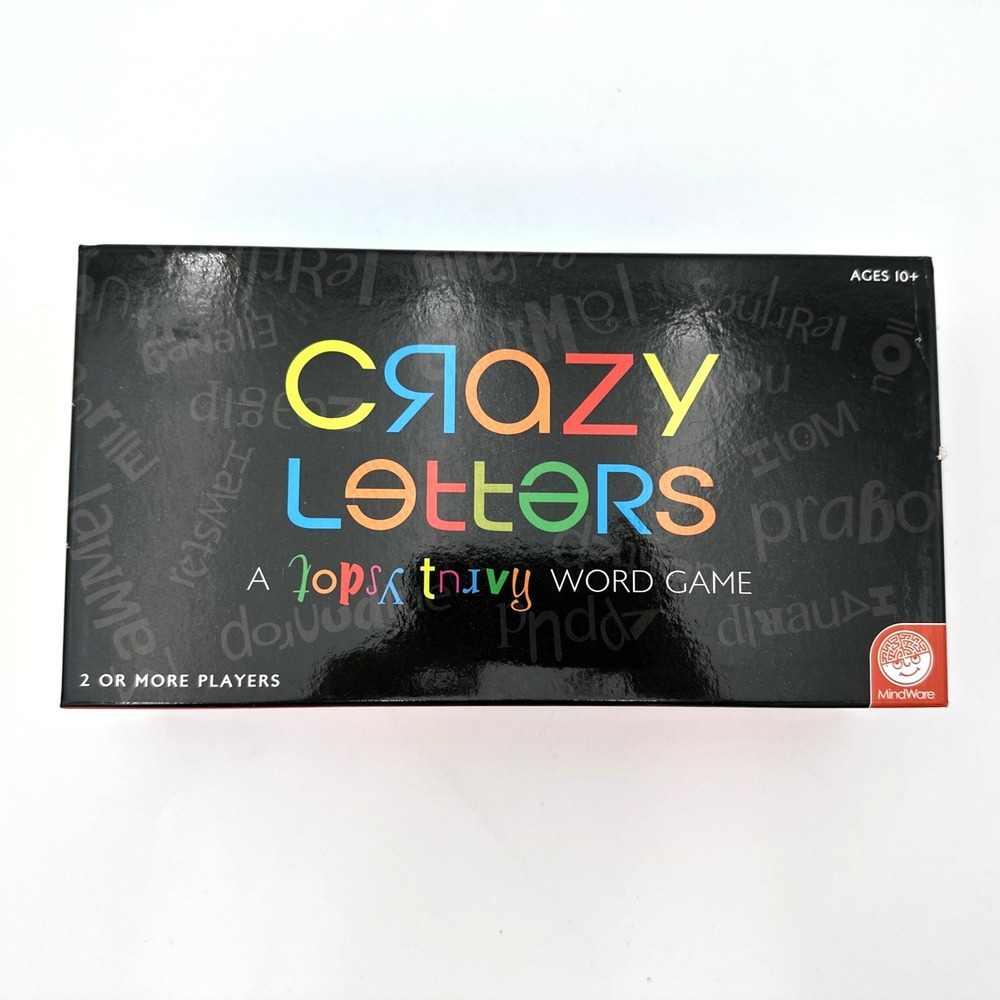 MindWare Crazy Letters A Topsy Turvy Word Game 2016 Complete Discontinued